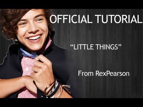 Beginner Lesson One Direction Little Things Guitar Tutorial | Chords | Strumming