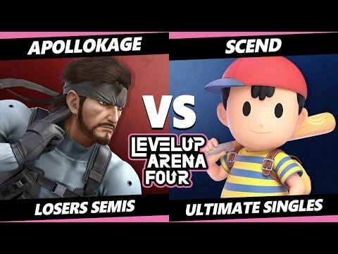LUA4 Losers Semis - ApolloKage (Snake) Vs. Scend (Ness) SSBU Ultimate Tournament