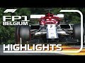 2019 Belgian Grand Prix: FP1 Highlights