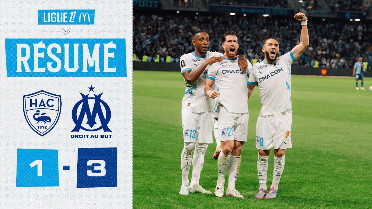 Le Havre 1-3 OM l Le résumé du match