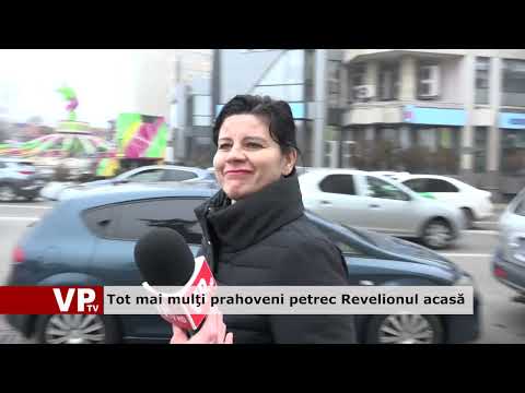 Tot mai mulţi prahoveni petrec Revelionul acasă