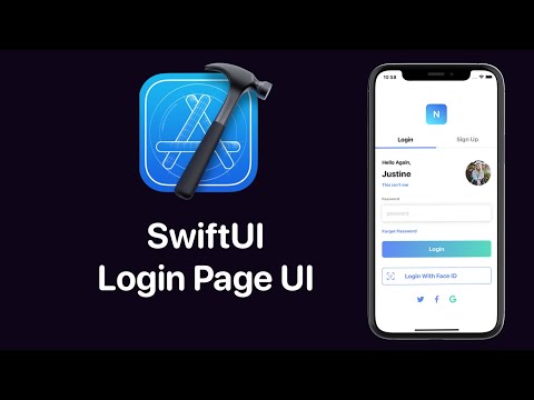 SwiftUI Complex UI Tutorials - SwiftUI Login And Sign Up Page UI - Xcode 12 - SwiftUI 2.0 Tutorials