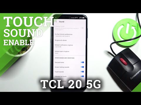 How to Enable Touch Sounds in TCL 20 5G – Disable Sounds Settings