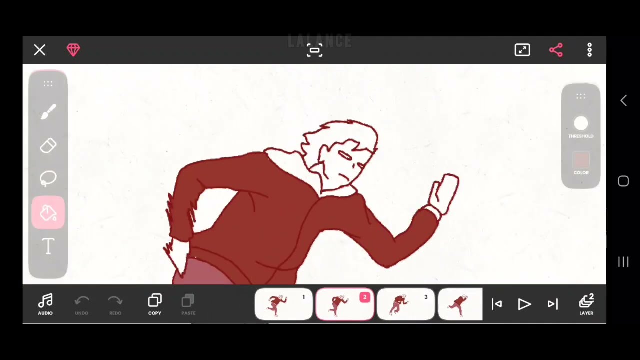 FLIPACLIP - another simple running animation with 6 frames