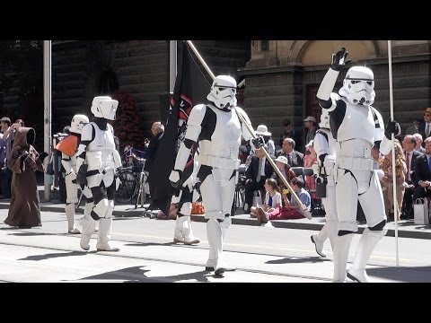 2014 Australia Day Parade - Melbourne City Town Hall