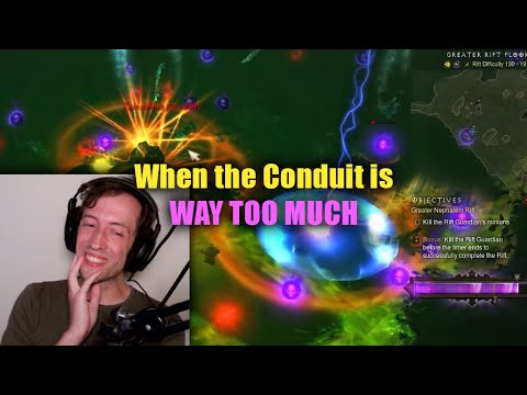 When the Conduit is just WAY TOO MUCH