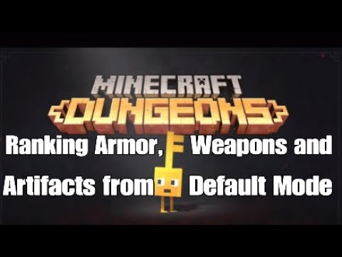 DrDoomGames - Ranking All Armor, Weapons, and Artifacts from Default mode Minecraft Dunegons