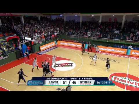 Highlights of CEZ Nymburk in loss to Banvit, 02.11.2016