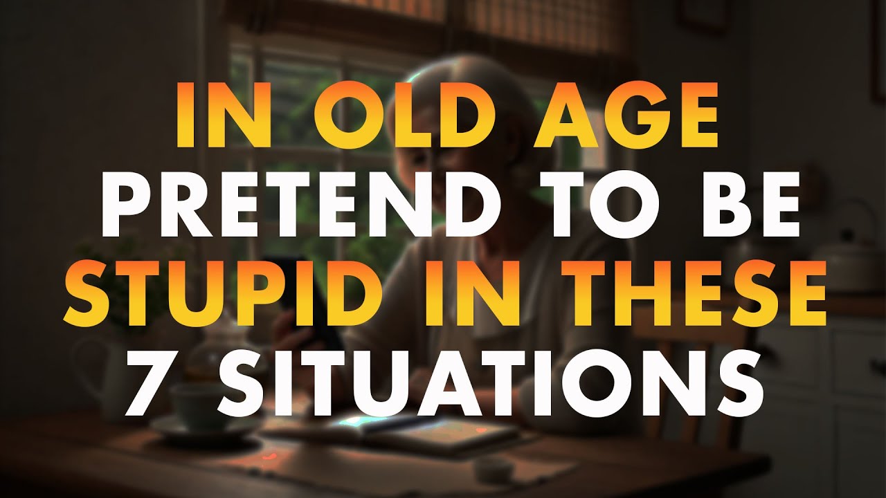 In Old Age, Pretend to Be Stupid in These 7 Situations