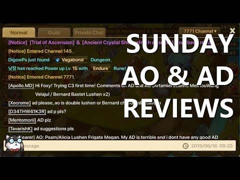Summoners War - Sunday AO & AD Review | Be ready for RUSH HOUR!
