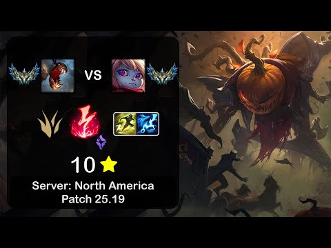 Fiddlesticks Jungle vs Poppy - NA Challenger - Patch 25.19