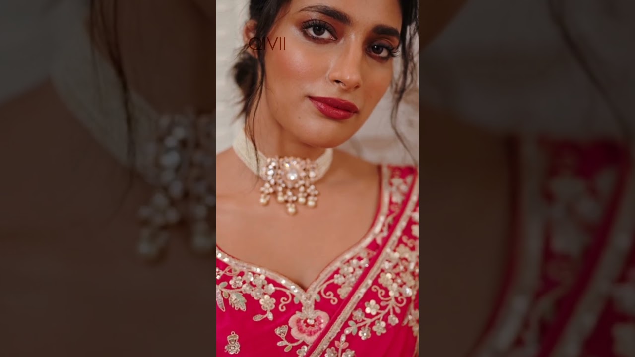 Hot Pink Embroidered Saree | Elegant Party Wear 2025 ✨