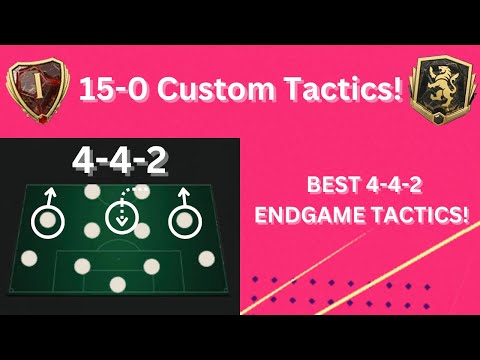 META 442 CUSTOM TACTICS! BEST ENDGAME FC25 TACTICS!