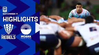 DHL Super Rugby Pacific R11 Highlights: Rebels v Moana Pasifika (2022) Thumbnail