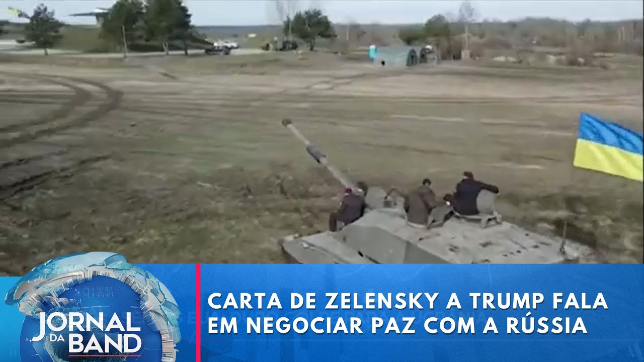 Trump diz que recebeu carta de Zelensky para negociar paz com a Rússia | Jornal da Band