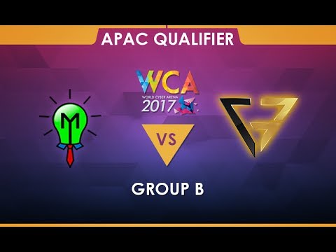 Young Minds vs CG Game 3 - WCA 2017 APAC Qualifier Group B - @Xyclopzz