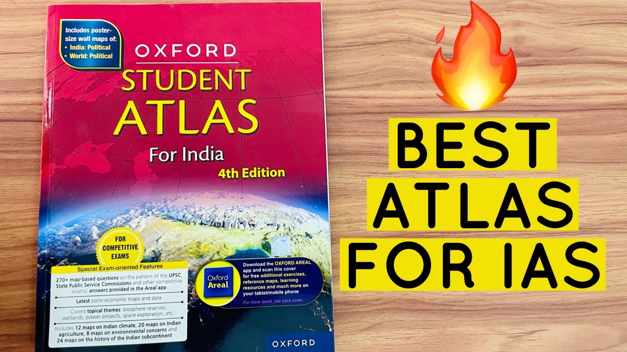 Review Latest Edition Oxford Student Atlas Fourth Edition Competitive Exams(Best ATLAS for UPSC IAS)