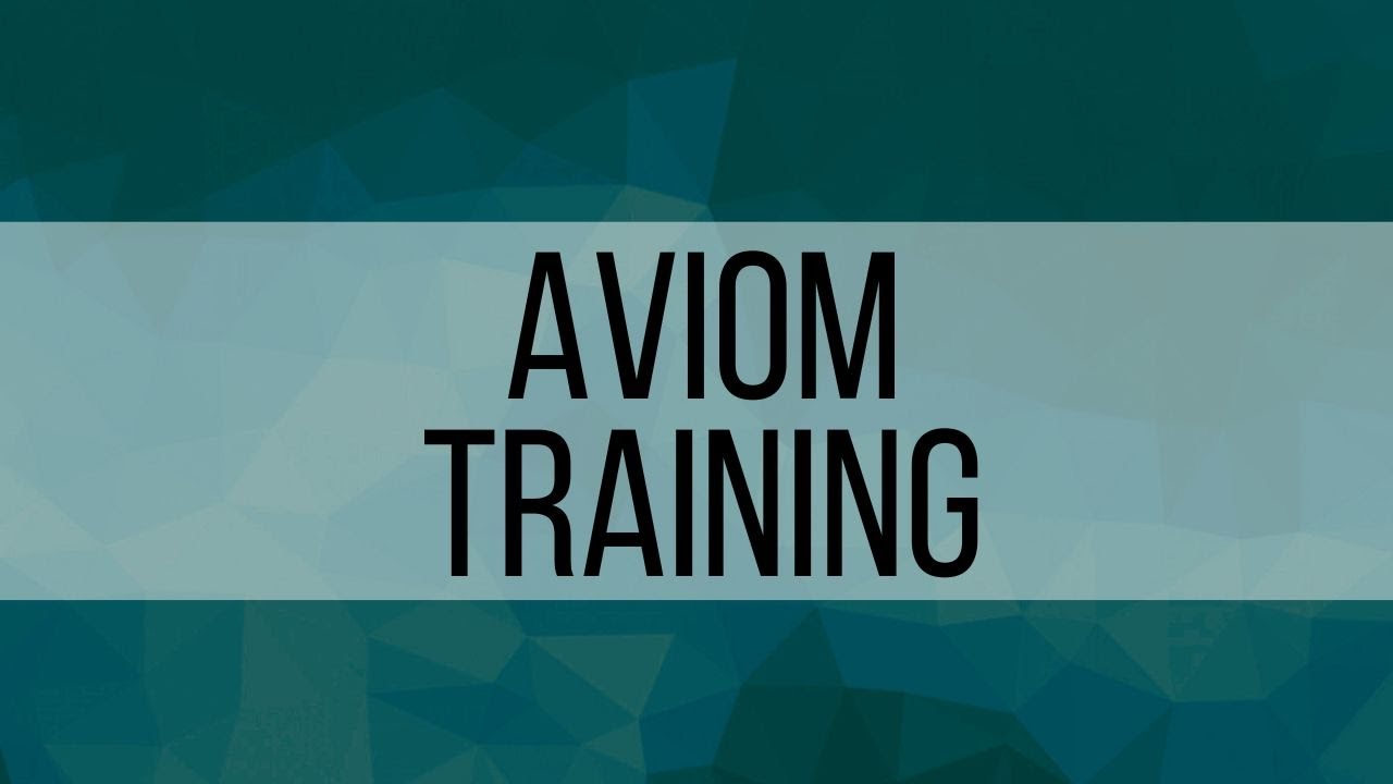 2. Aviom Training