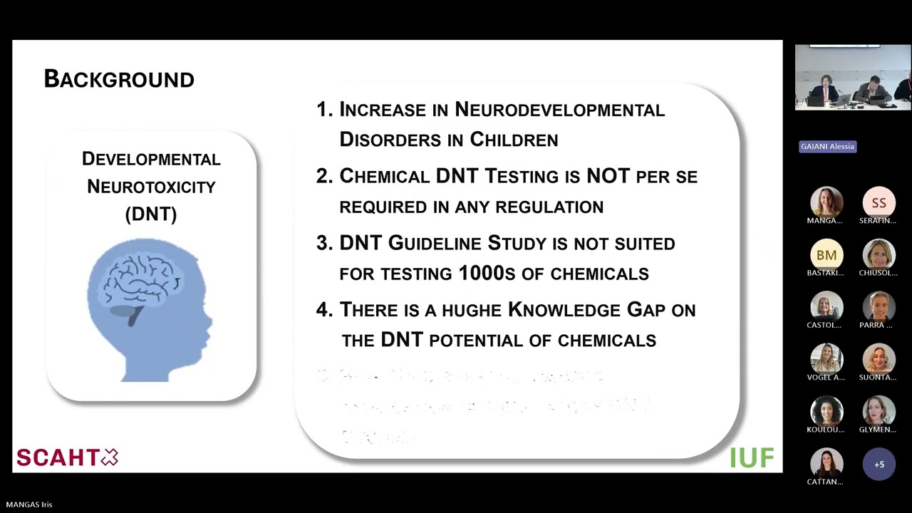 Brain Health Consortium presenting advancing NAMs for neurotoxicity