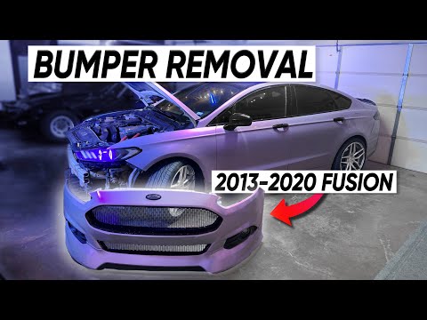 2013-2020 Ford Fusion Bumper Removal (The Easy Way)