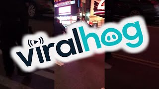 Mercedes AMG Attempts to Run Over Cop in Times Square (HD Original) || ViralHog