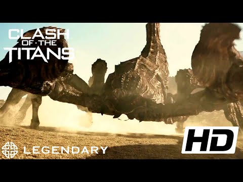 Clash of the titans (2010) FULL HD 1080p - Giant scorpion fight scene Legendary movie clips