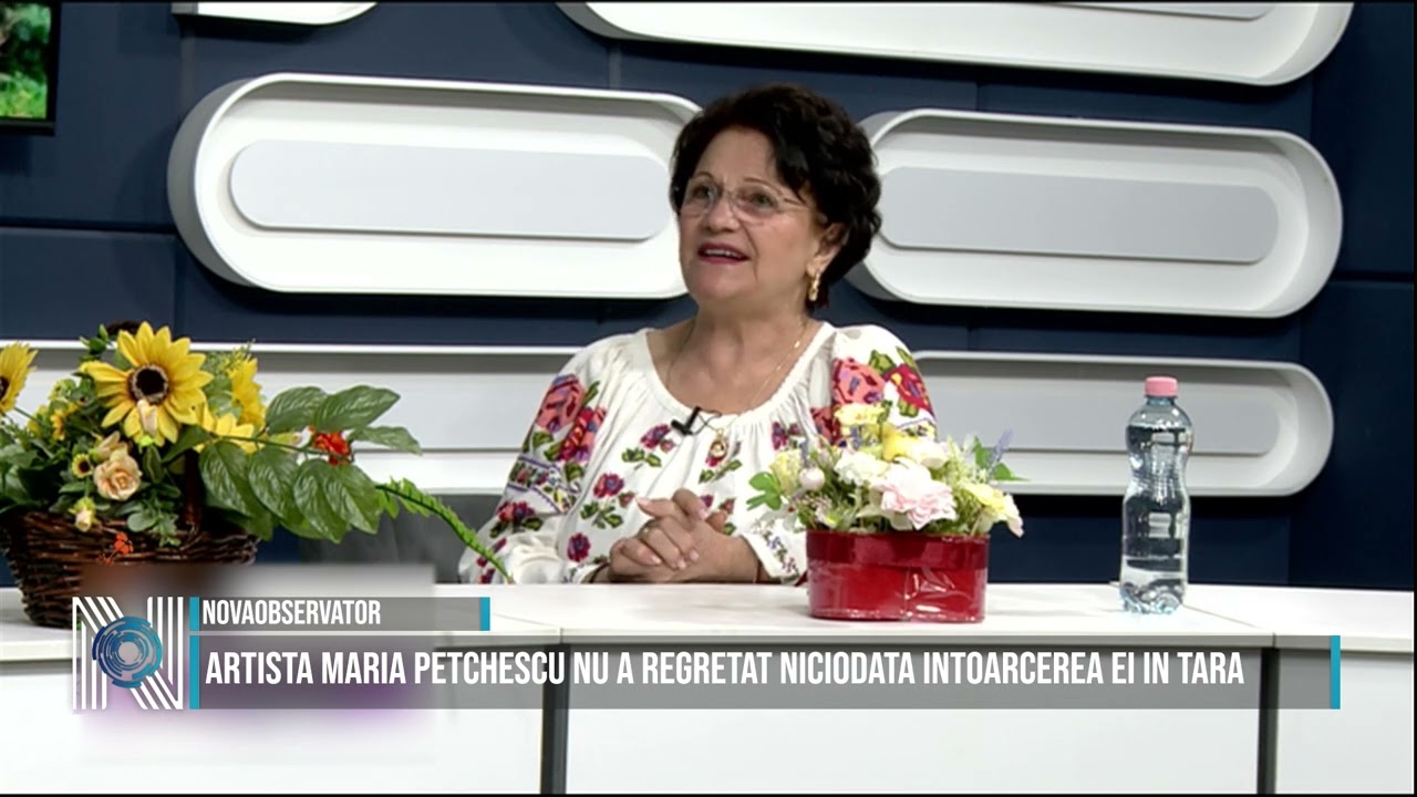 Artista Maria Petchescu nu a regretat niciodata intoarcerea ei in tara