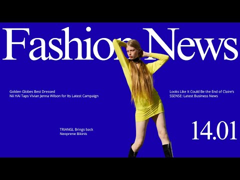 Diese Woche in der Mode: Golden Globes, Auszeichnungen für kleinere Marken, SSENSE-Update & mehr