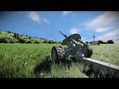 Space Engineers | Mobile Artillery SM/KR - 200 [PROTOTYPE] MOBILITY TESTING