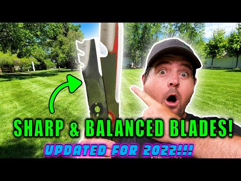 Lawn Mower Blade Sharpening and Balancing | ALL-AMERICAN SHARPENER 5005 [TUTORIAL]