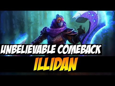 THE MOST UNBELIEVABLE COMEBACK EVER !! - ILLIDAN ANTI-MAGE - Dota 2