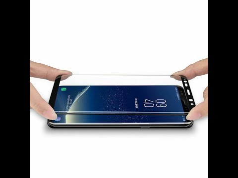 3D Panzerfolie für Samsung Galaxy S9 Display Schutzglas Full Screen unboxing