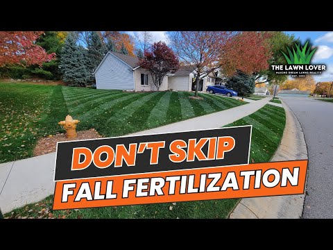 FALL FERTILIZER - The Secret To A Beautiful Lawn Year Round!