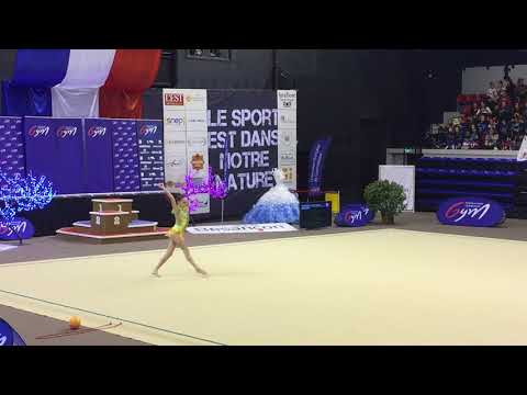 Juliette Chapon - Nat C 12/13 ans - France Besançon 2018
