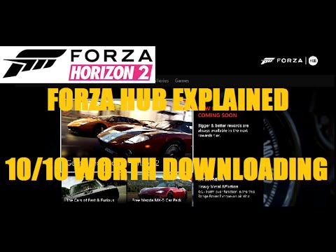 Forza Hub Explained! | It's Worth The Download! | Xbox One | 1080p