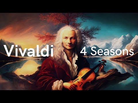 Four Seasons - Antonio Vivaldi: A Musical Journey through Nature's Beauty & AI art | Music for brain