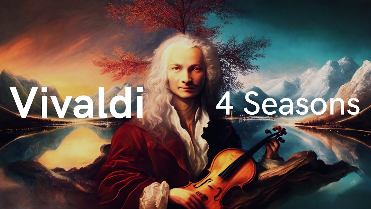 Four Seasons - Antonio Vivaldi: A Musical Journey through Nature's Beauty & AI art | Music for brain