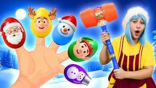 Download lagu Christmas Finger Surprise Eggs🎄 | TigiBoo Kids Songs mp3