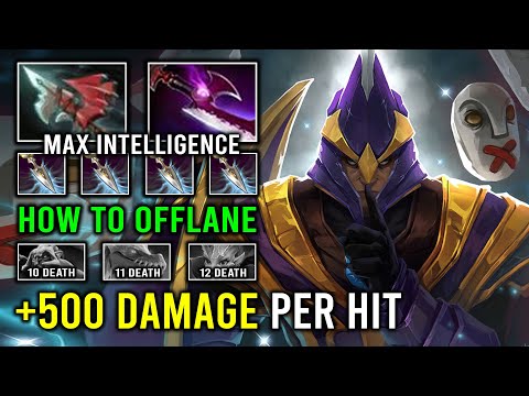 How to Offlane Silencer +500 Damage Per Hit Max Intelligence 100% Counter Everyone Dota 2