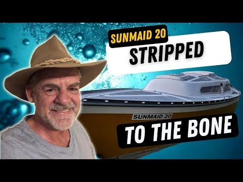 SAFFRON - OUR SUNMAID 20 Fiberglass Boat Project: Fixing up Decks