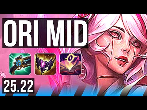 ORIANNA vs LUX (MID) | 7/2/9, Dominating | EUW Master | 25.22