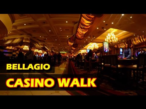 Walking through the Bellagio Hotel & Casino in Las Vegas - Nov 2016 - 4K HD