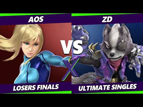 S@X 433 Losers Finals - AoS (ZSS) Vs. ZD (Wolf, Fox) Smash Ultimate - SSBU