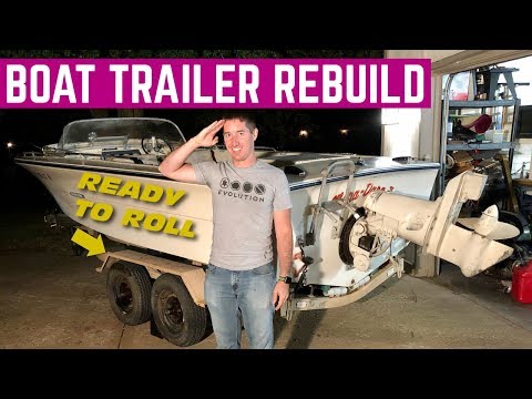 The $500 BOAT Was NOT Ready To Go To FLORIDA *REPLACING WHEEL BEARINGS*