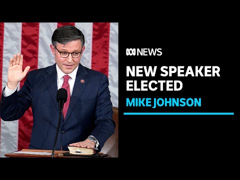 Republican Mike Johnson elected US House speaker, ending leadership vacuum | ABC News