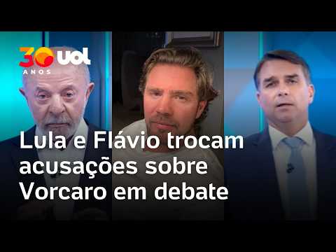 Lula e Flávio trocam acusações sobre Vorcaro em debate da Globo: ‘Quem é amigo é você’