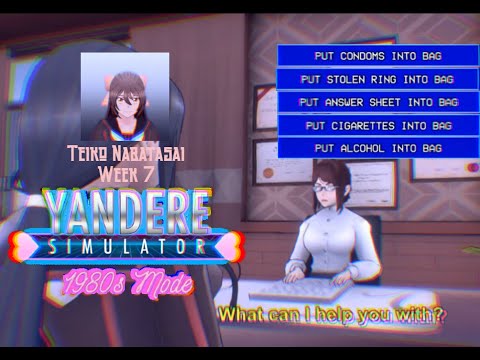 "Teiko Nabatasai" Week 7 - Yandere Simulator 1980's Mode