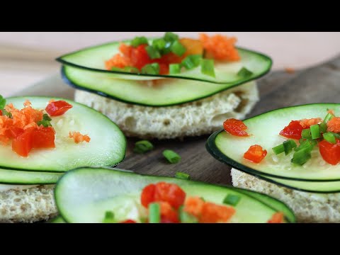 Cucumber Canapes | It's Only Food w/ Chef John Politte