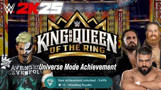 #WWE2K25 - Wrestling Royalty Achievement - King of The Ring (Universe Mode)