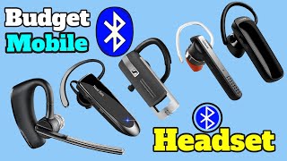 Best Budget Mobile Bluetooth Headset In 2022 | Best Single Ear Wireless Headset With Mic